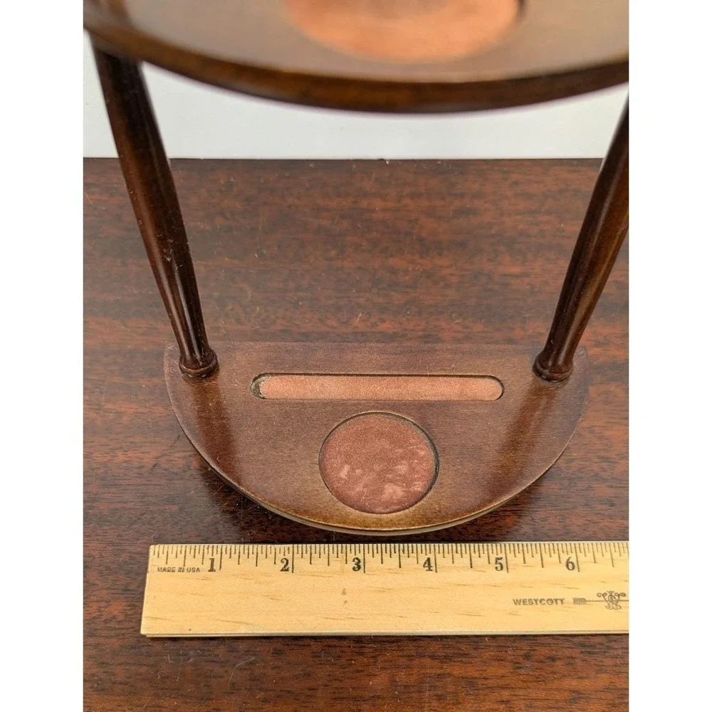 Vintage Bombay Company Mahogany Wall Display Shelf Curio Knick Knack 1992 29in